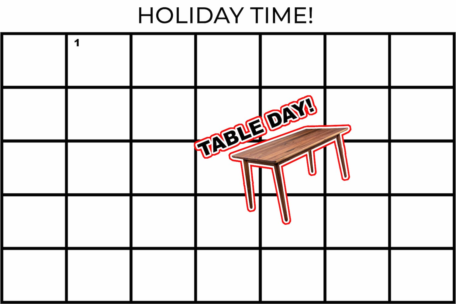 Getting a Table in Time for the Holidays
