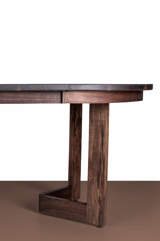 A Round Extension Dining Table