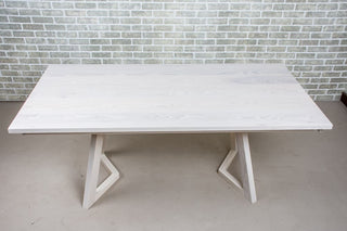 White Ash Extension Dining Table