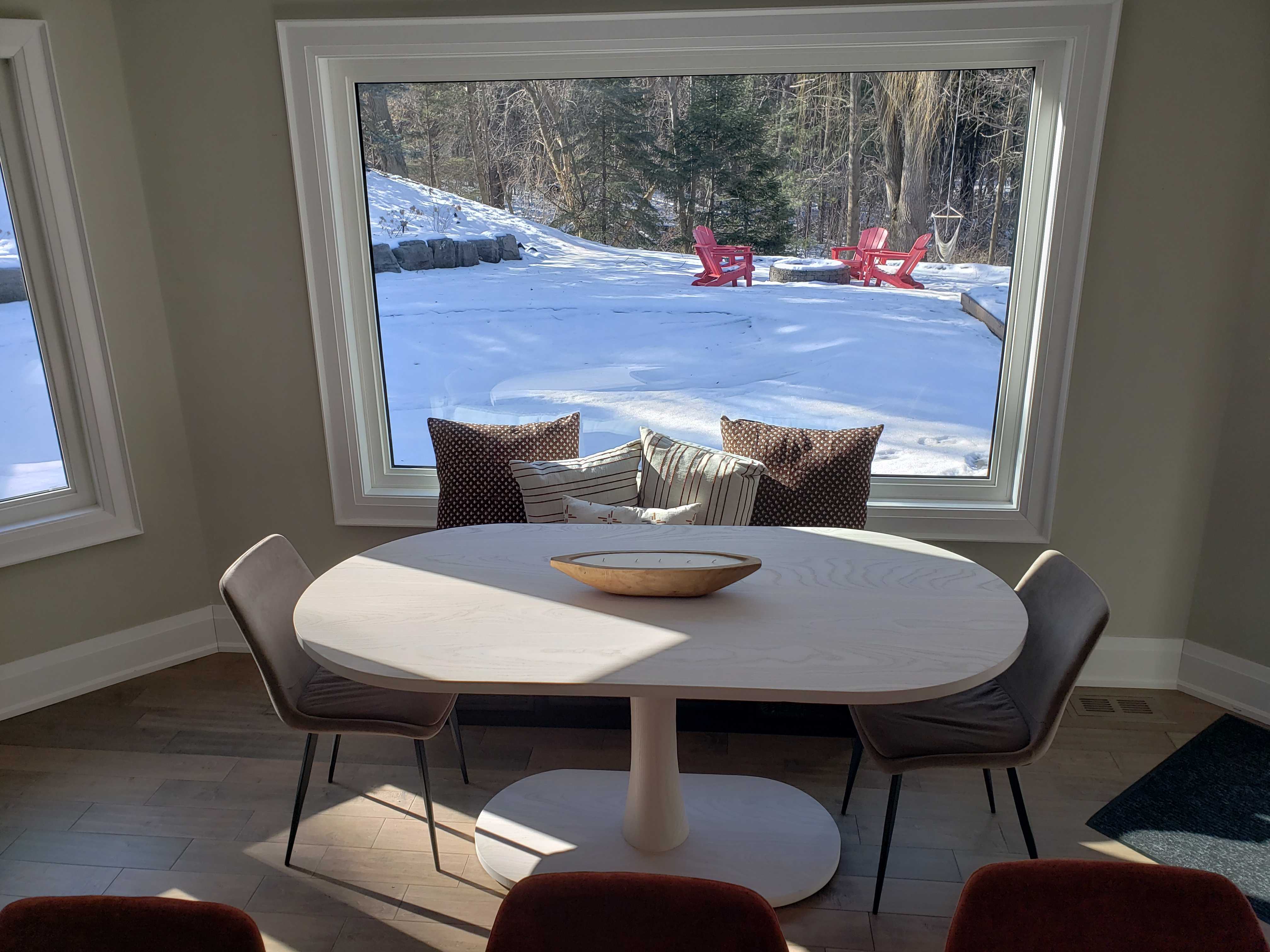 Custom Maple table for Karen and Peter