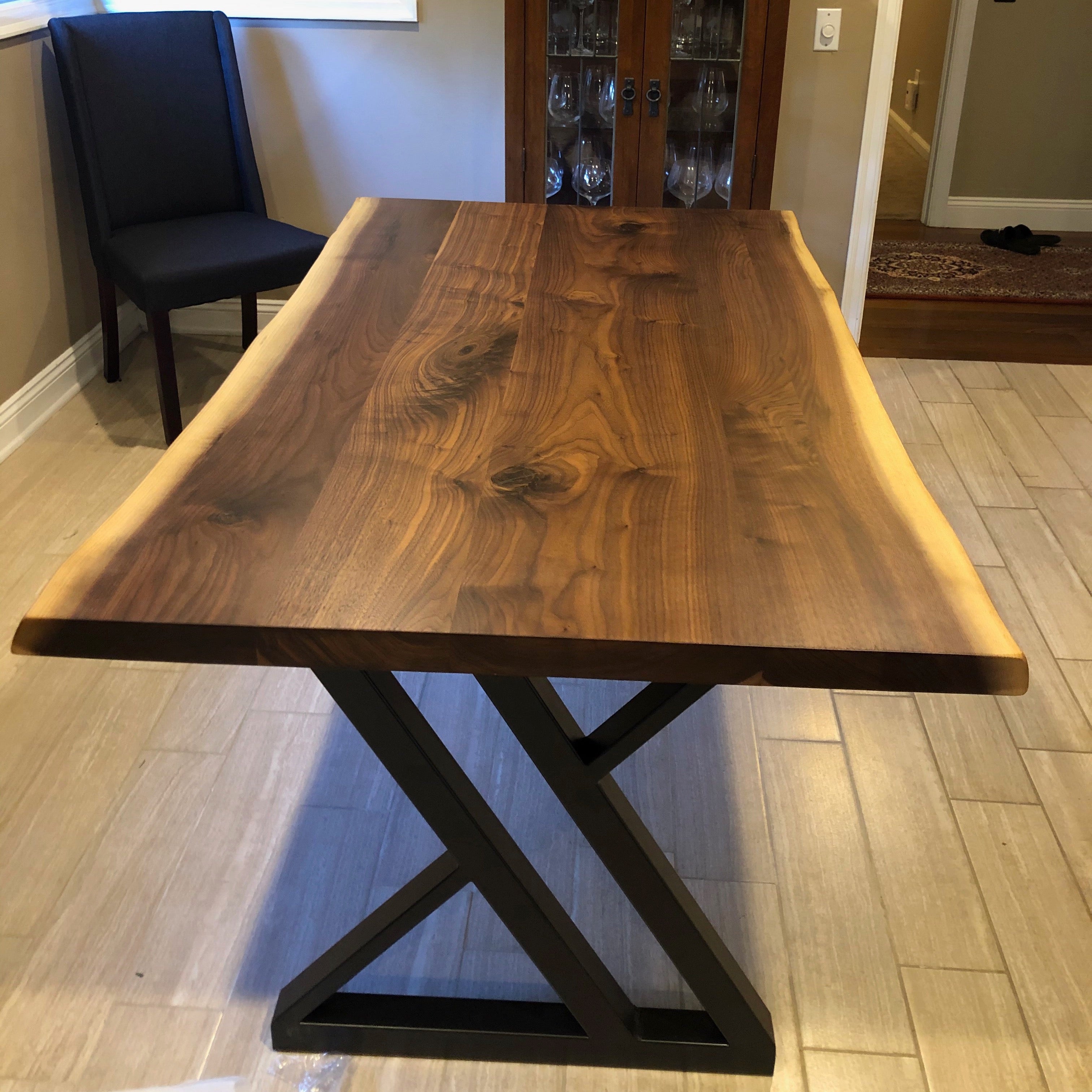 Live edge Table and Bench for Taylor