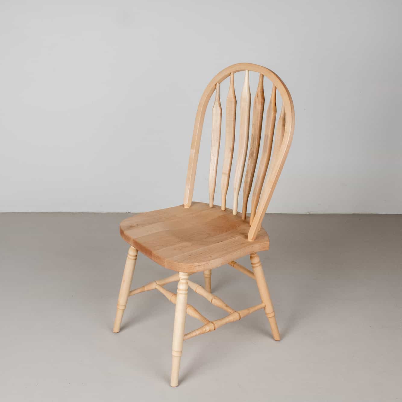 farmhouse wood dining chair