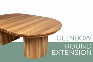 Glenbow Expandable Round Dining Table on Split Base