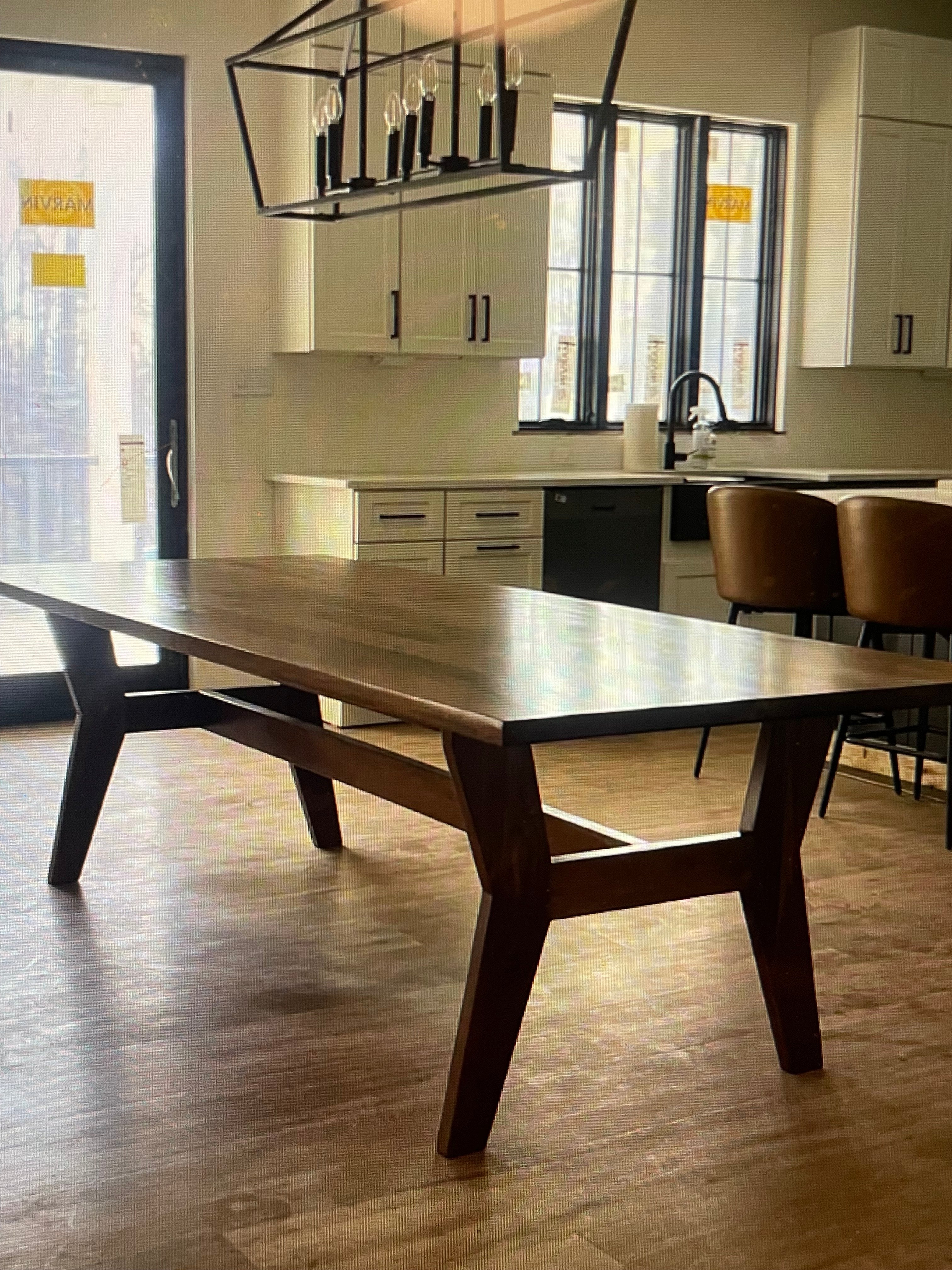Custom Oak extension table for Christa