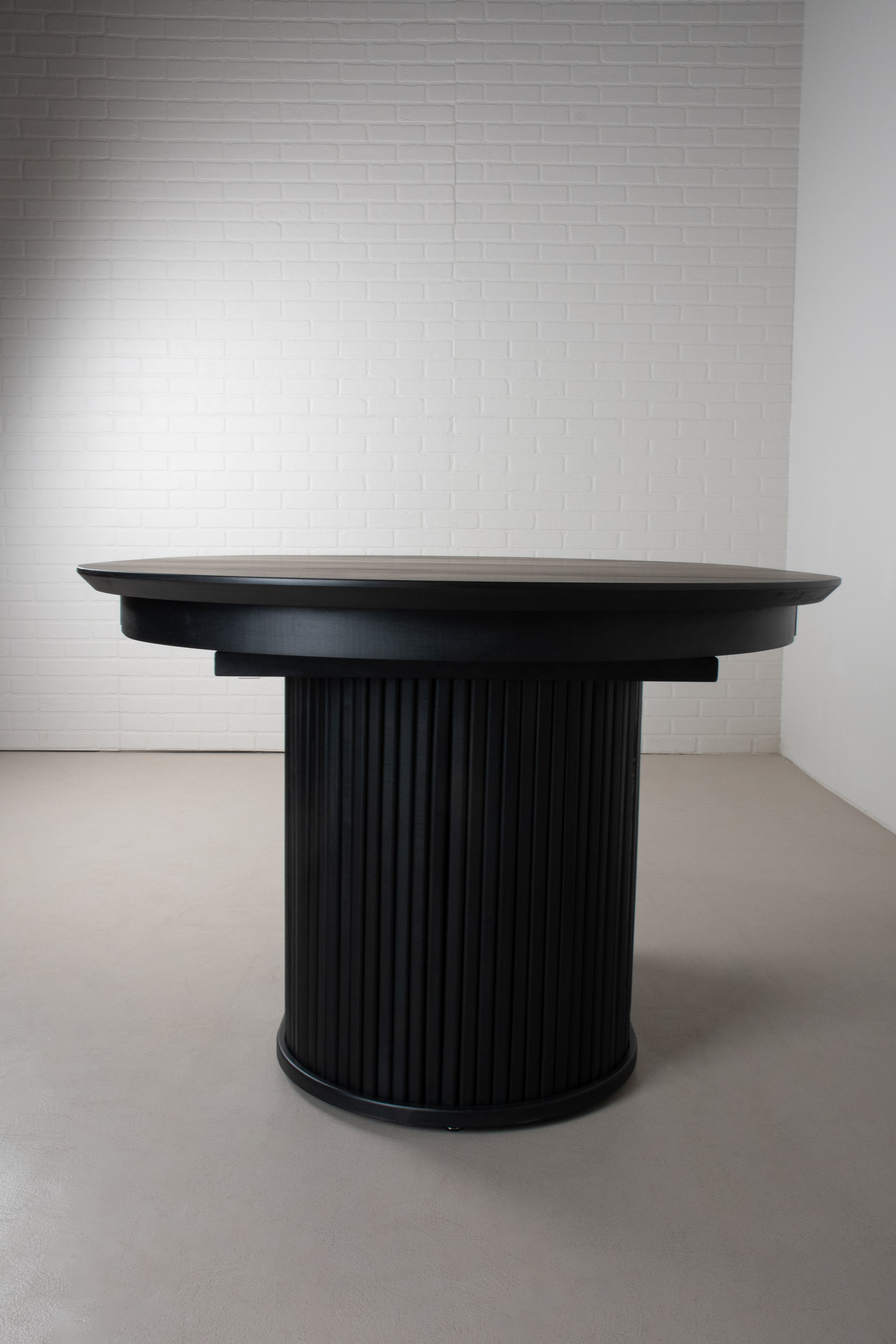 Custom Oak Yoho extension table for Counsel Design Group