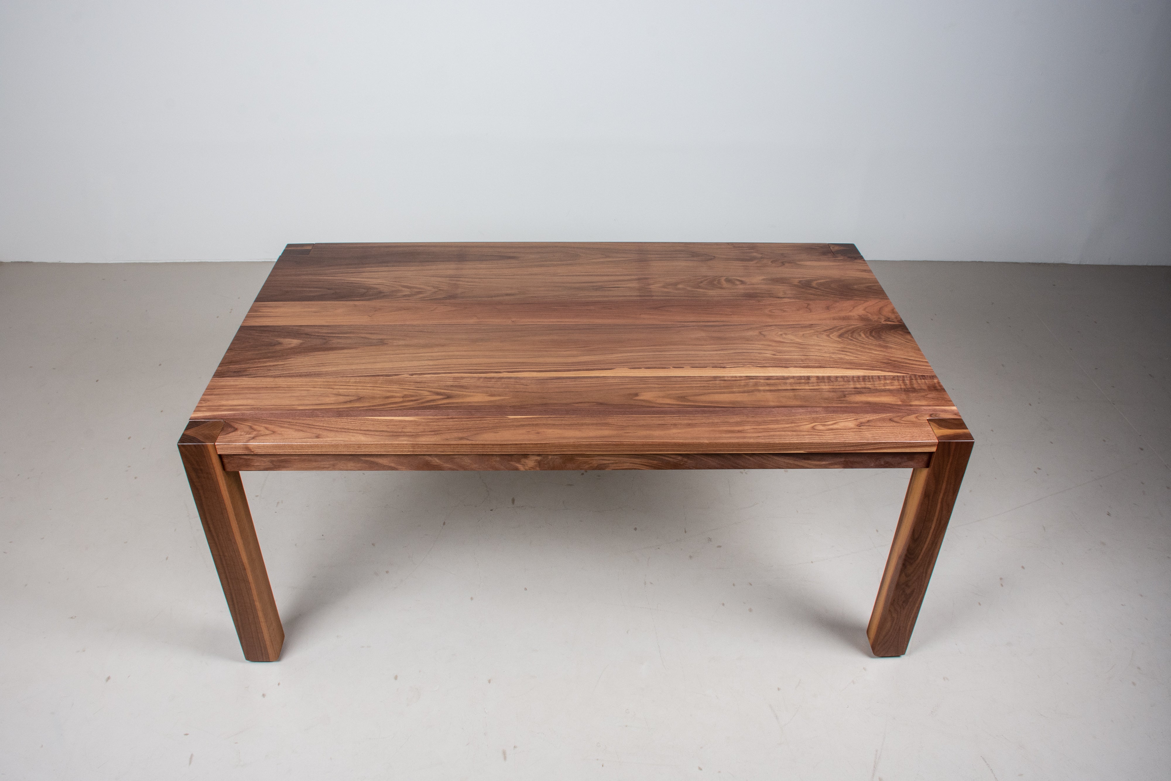 Custom Walnut coffee table/desk for Finn