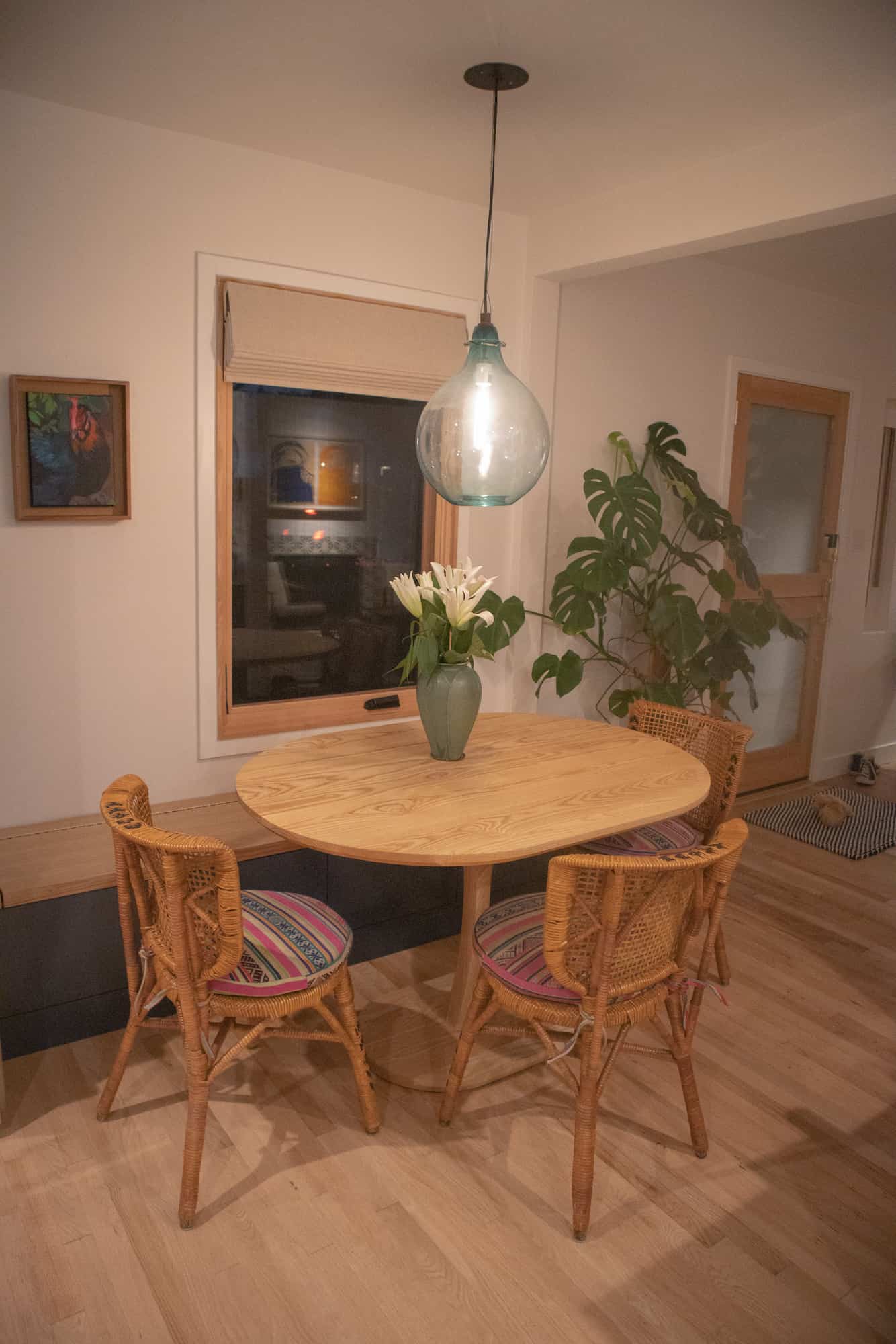 ash oval table
