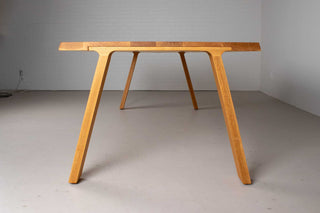 custom midcentury modern oak table