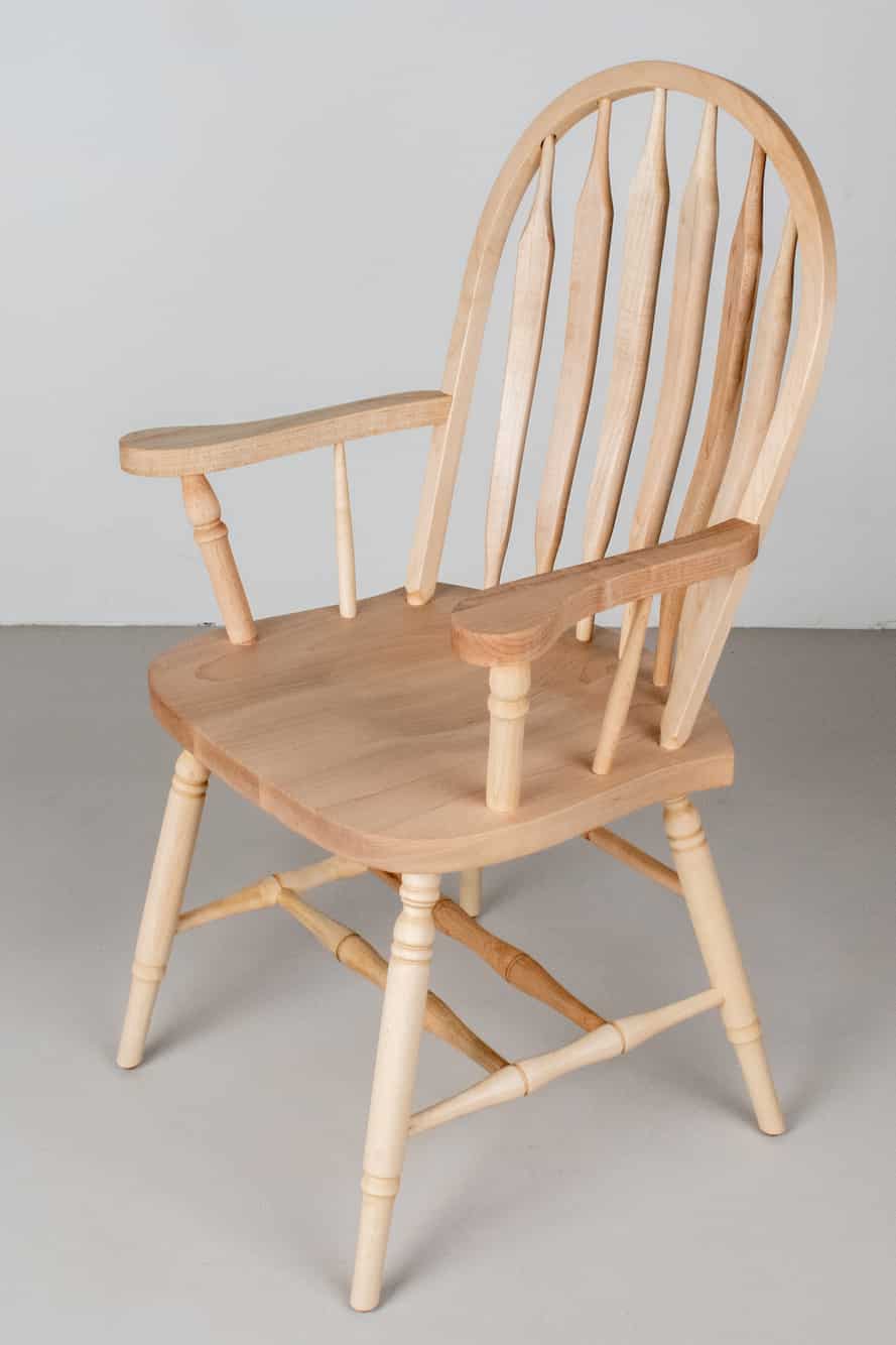 maple farmhouse dining chair