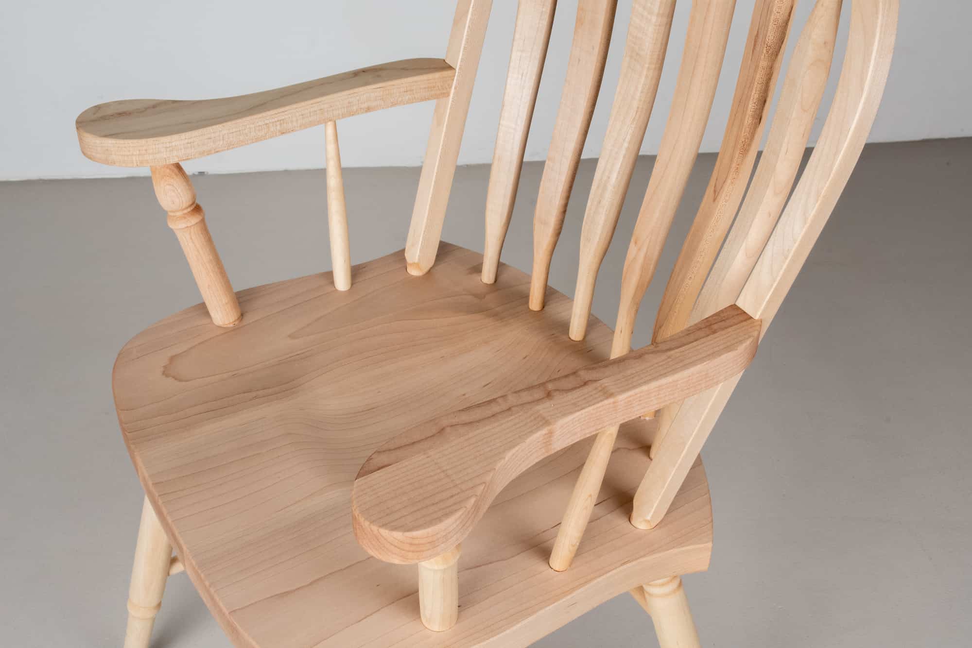 maple farmhouse dining chair