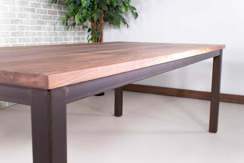 parsons table on burnt penny legs