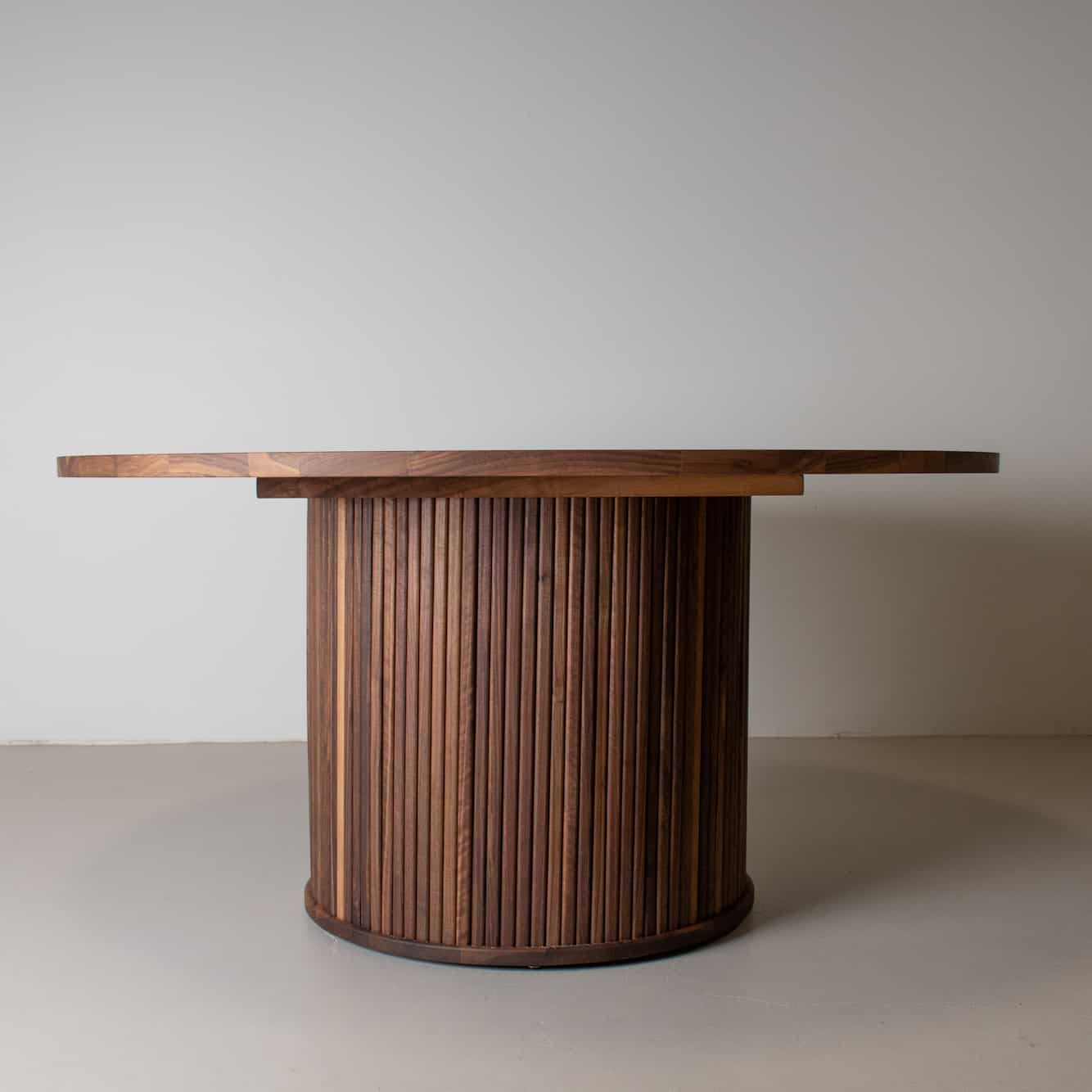 Round Pedestal Table | Wood Dining Table | Loewen Design Studios