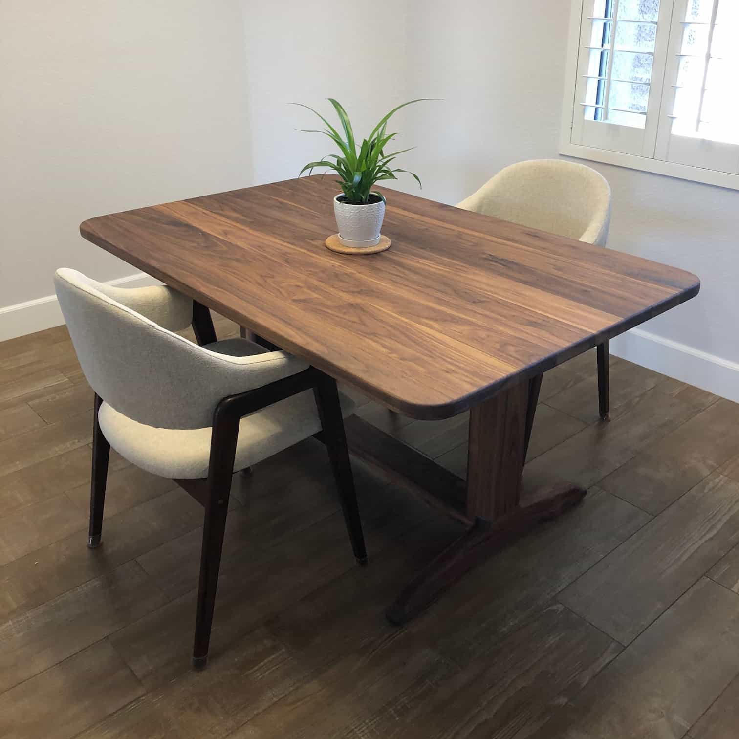 small trestle table