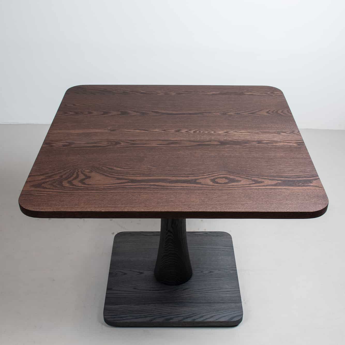 square pedestal table