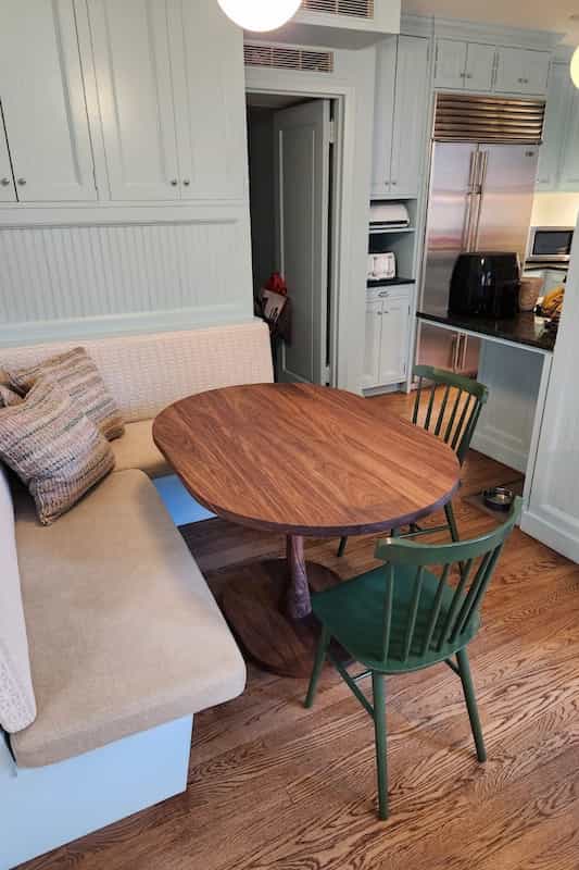 walnut oval table