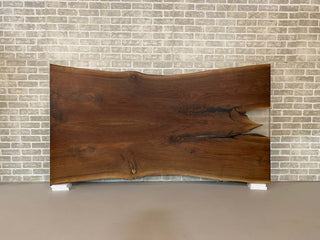 A Live Edge Walnut Dining Table