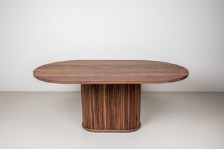 Designing Glenbow. A Fluted Pedestal Dining Table