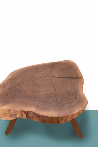 A Walnut Cookie made into a Coffee Table