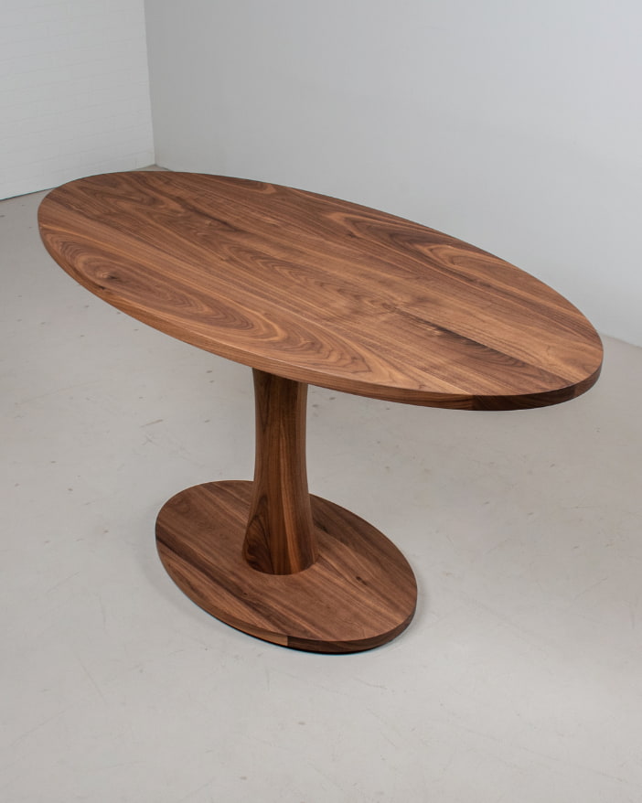 Wood Oval Tables