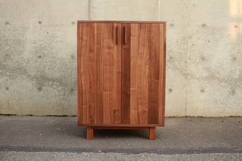 Custom sideboard and floatings shelves for Alexander