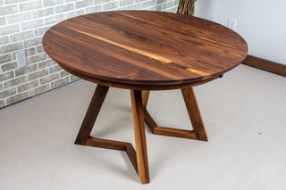 Custom Walnut extension table for Mary Beth