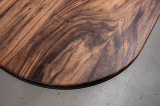 Custom Walnut table on Jarvis base for Molly and her clients in Bozeman