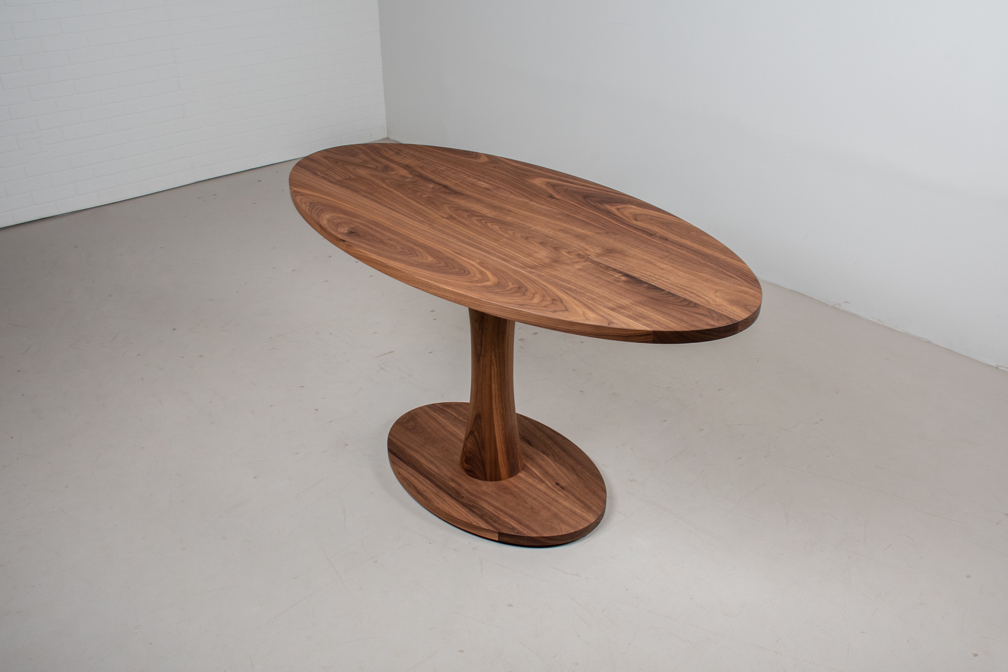 Custom Walnut Jarvis table for Leslie