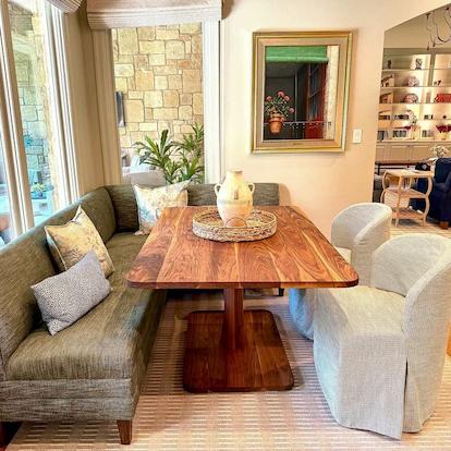 custom table for dining nook