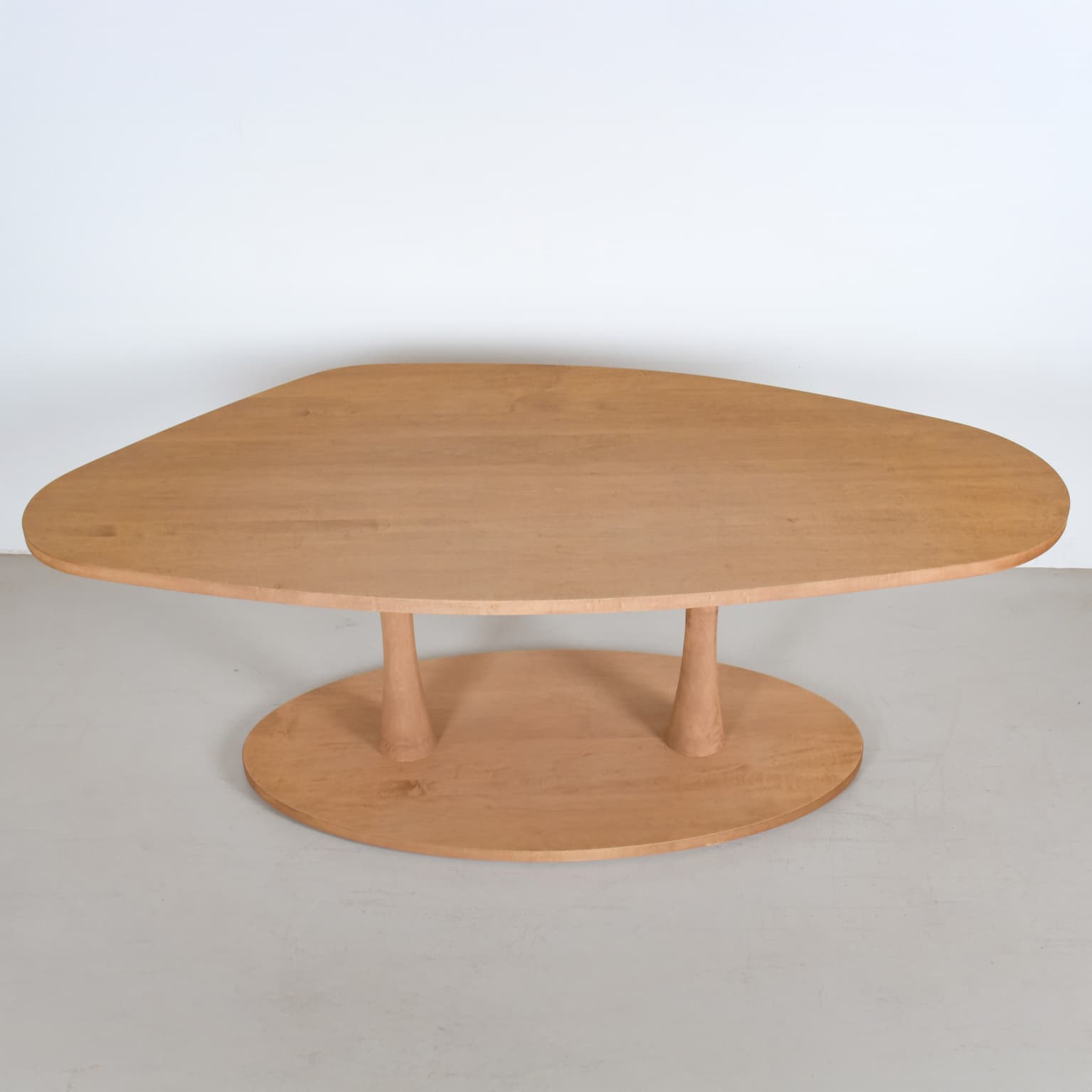 custom triangle shaped table