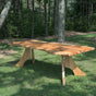 a live edge bookmatch Maple table 36