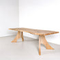 a live edge bookmatch Maple table 36