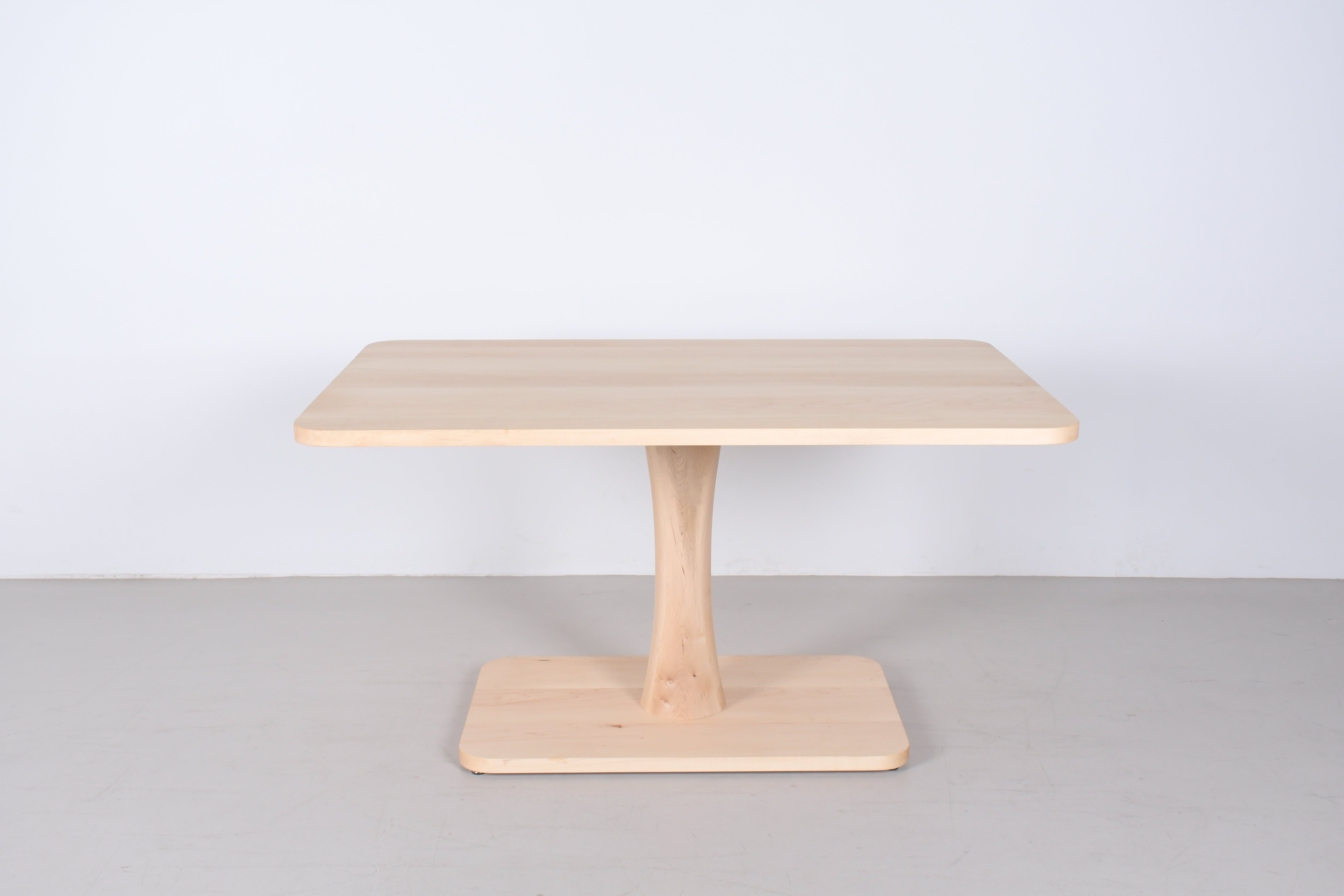 Custom Rock Maple Jarvis table for Home Designs by Annie