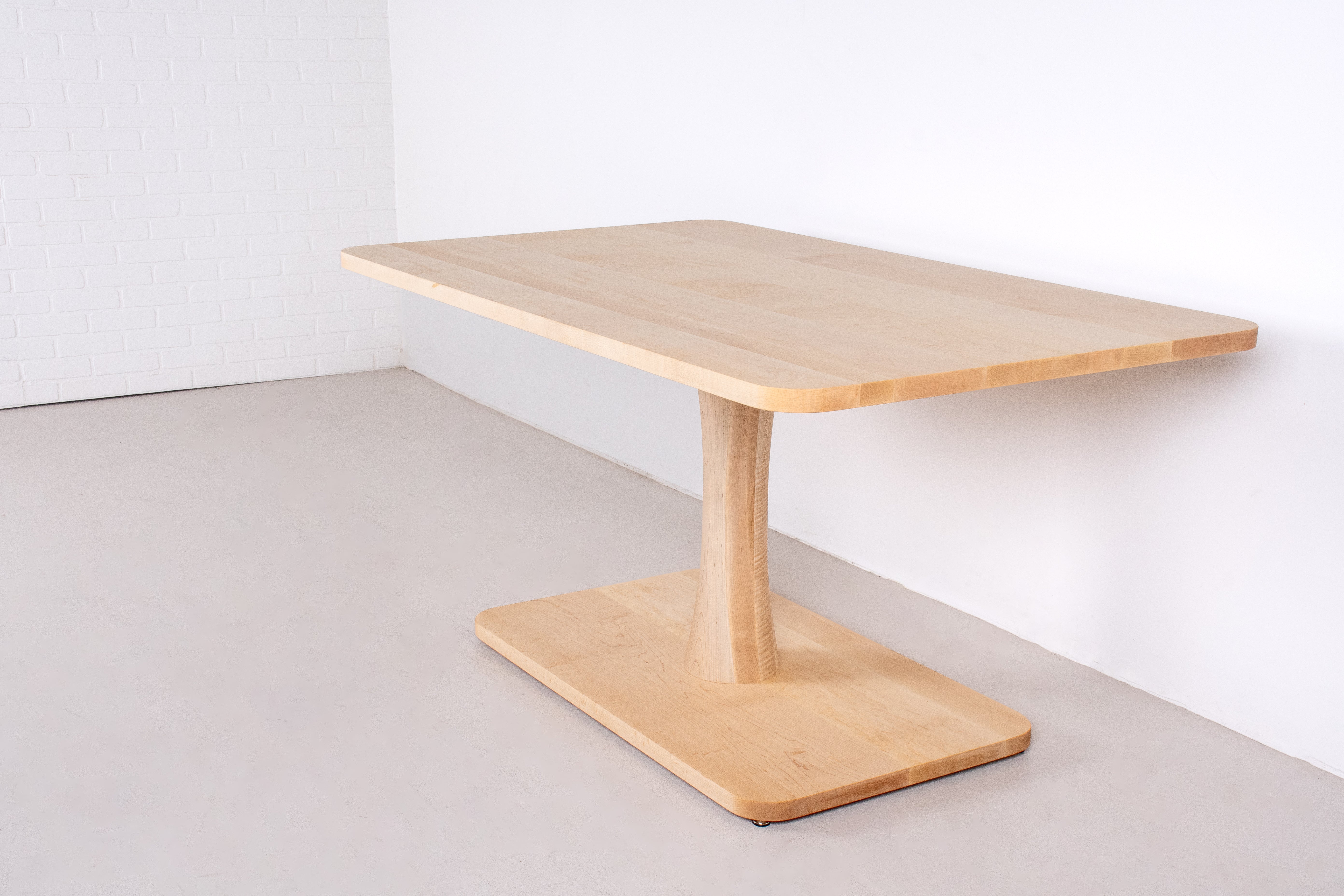 Custom Rock Maple Jarvis table for Anisa
