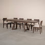 extendable Red Oak table 42” wide x  84” long, with 2-18