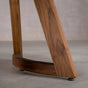the curve of a Walnut Chesbro leg, finished in Pure D