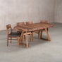 oval extendable Walnut table 36” wide x 60” long with 2-18