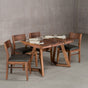 square extendable Walnut table 30” wide x 30” long with 1-18