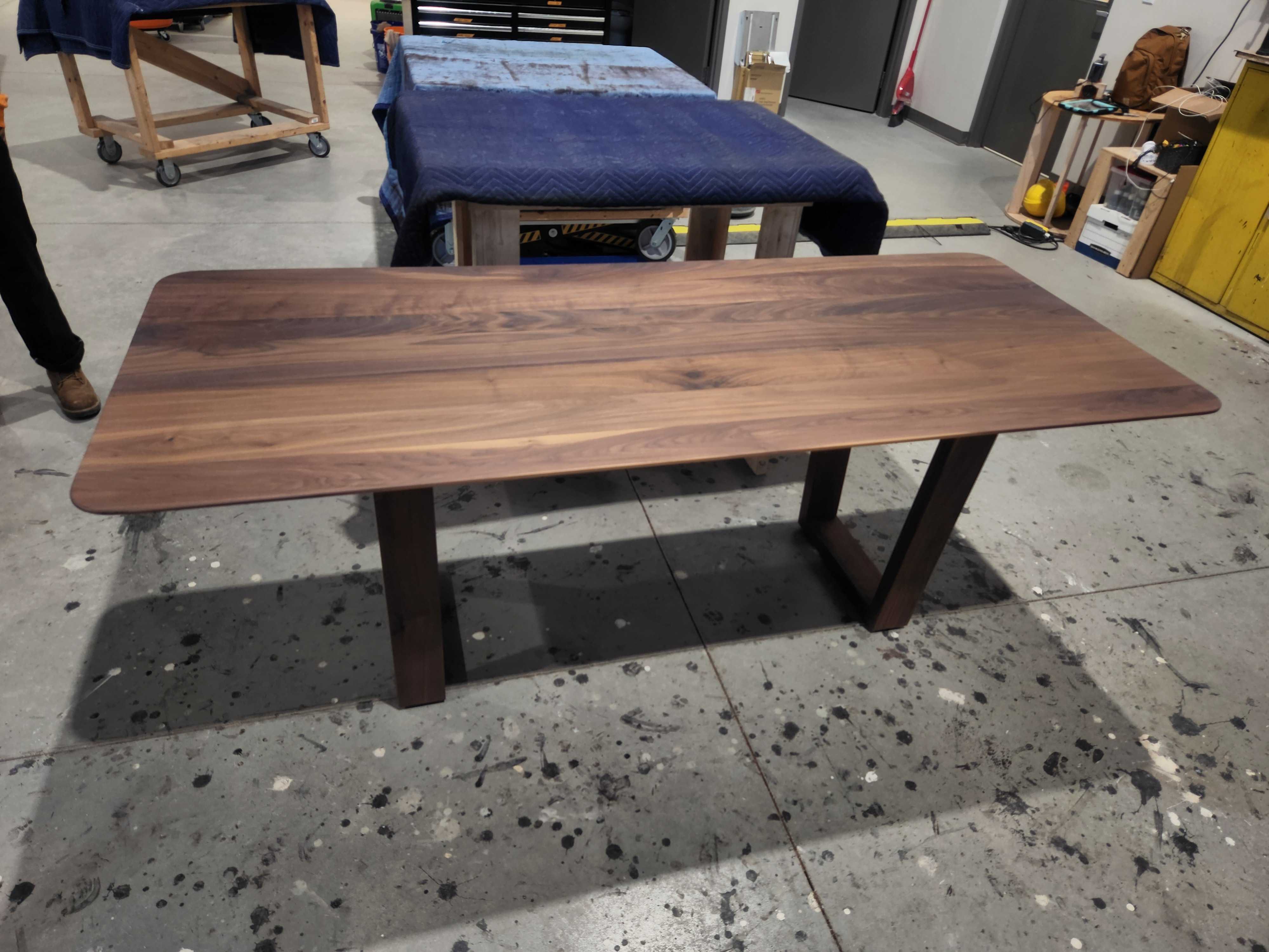Custom Walnut table for Chris