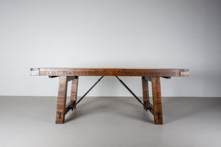 Bragg Rustic Farmhouse Extension Table