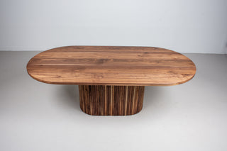 Custom Walnut Trestle table for Bianca