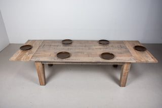 Custom Rustic farmhouse table for Cher Curren