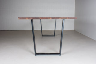 Custom walnut table for Peter and Noemi