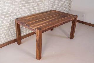 Custom walnut table for Louisa