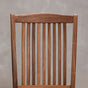 back detail on a Betzner dining chair in Walnut