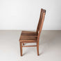 high back walnut chair with Walnut seats finished in Pure D