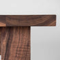 corner detail of a Walnut table 36