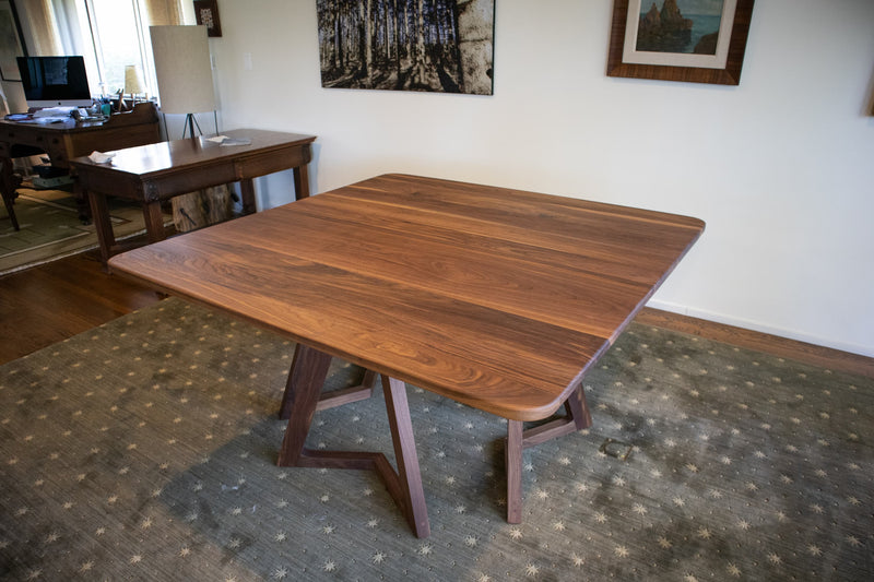 Custom Walnut Dining table for KMH Design