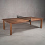 custom walnut ping pong table with net 