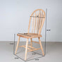 Maple farmhouse chair with dimensions 
