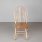 modern farmhouse dining chair in maple finished in Pure D